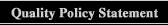 Quality Policy Statement